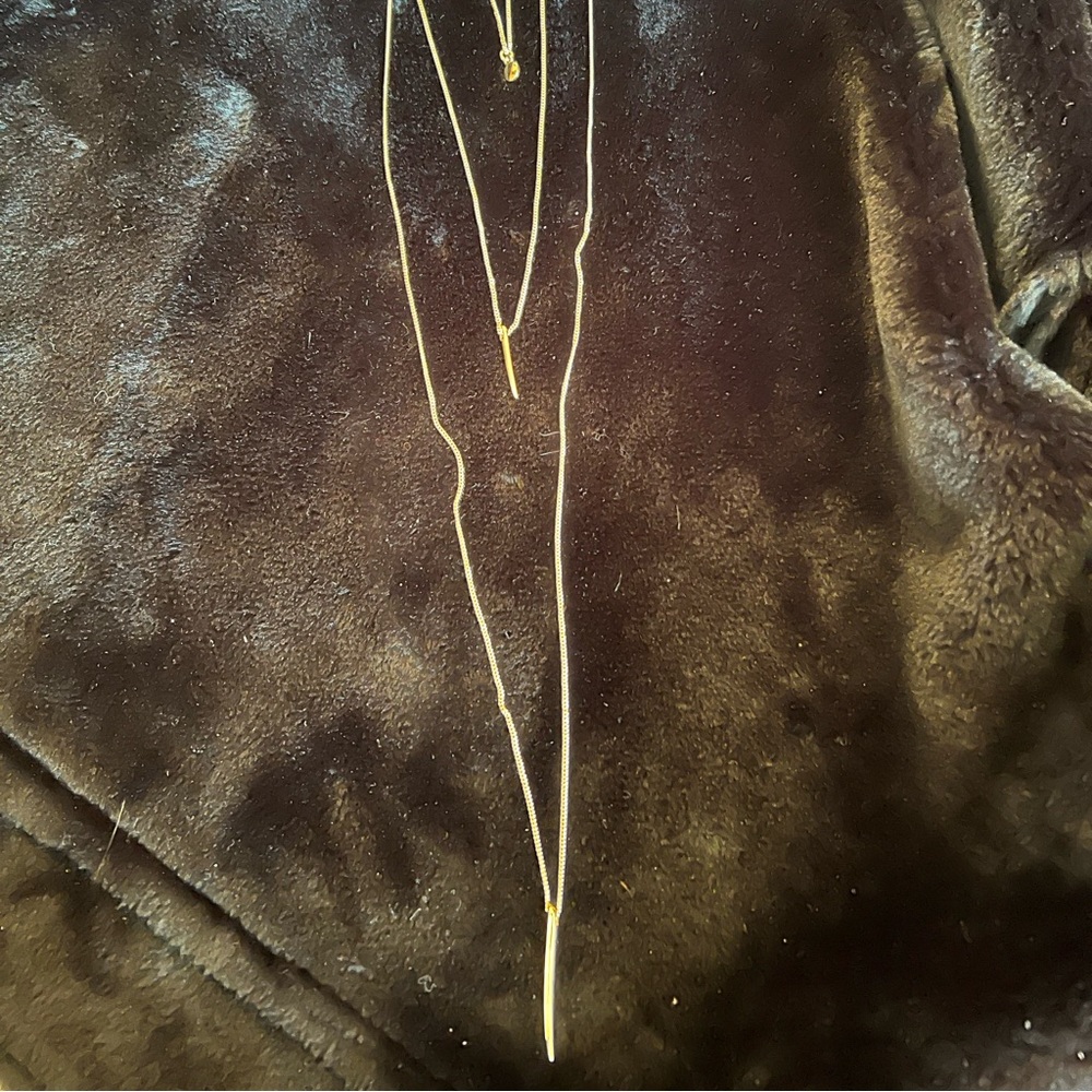 Premier Designs Gold Triple Necklace